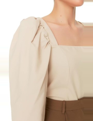 Cămașă TRENDYOL, bej