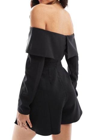 Salopetă scurtă ASOS, negru