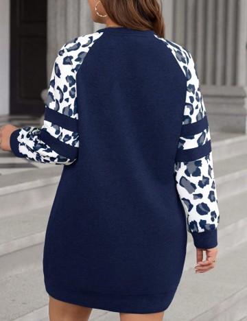 Rochie mini Shein Curve+, mix culori