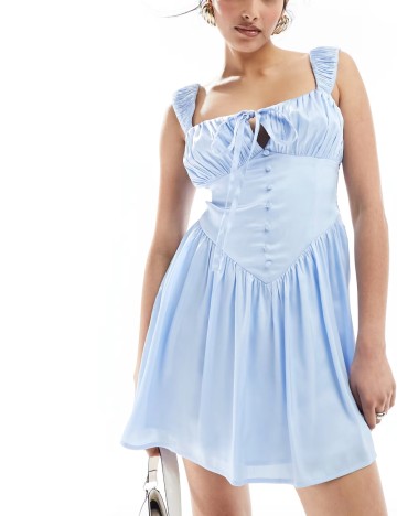 Rochie mini ASOS, albastru