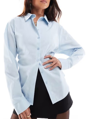 Cămașă ASOS, albastru