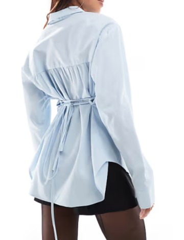 Cămașă ASOS, albastru