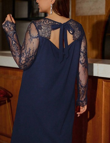 Rochie mini Shein Curve+, albastru