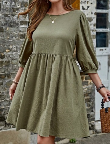 Rochie mini Shein Emery Rose, verde