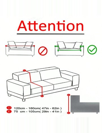 Husă de canapea Shein, alb