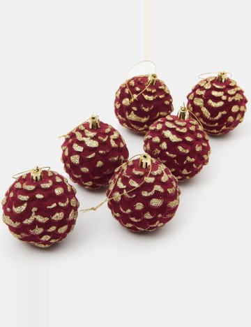 Set globuri Sinsay, vișiniu