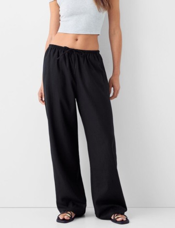 Pantaloni Bershka, negru
