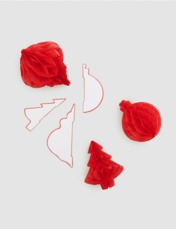 Set accesorii decorative Shein, roșu