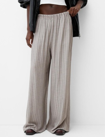 Pantaloni Bershka, gri