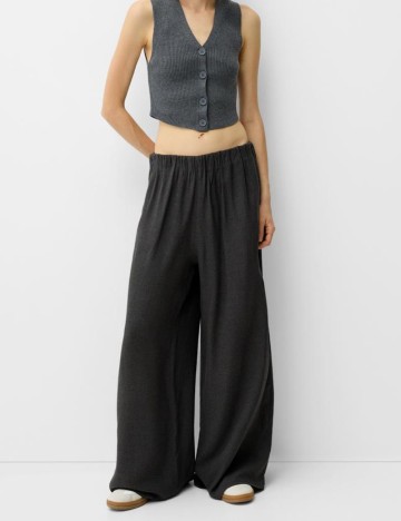 Pantaloni Bershka, gri