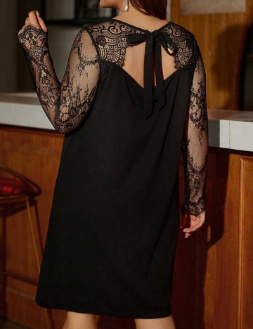 Rochie mini Shein Curve+, negru