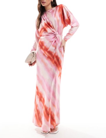 Rochie maxi ASOS, mix culori