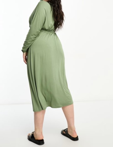 Rochie midi ASOS, verde