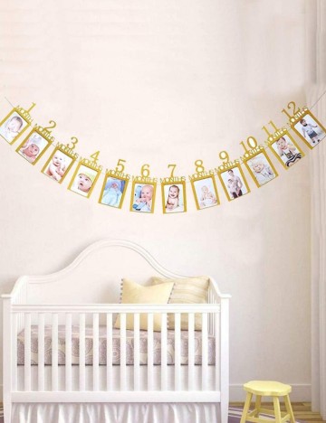 Banner pentru fotografii Shein, auriu