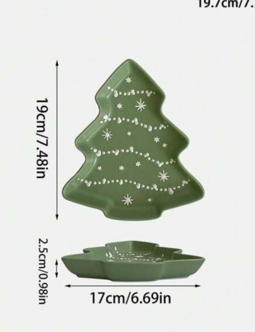 Tavă pentru servire Shein, verde