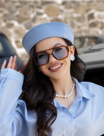 Ochelari de soare YATHON by Shein, maro