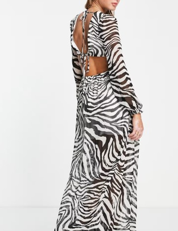 Rochie maxi ASOS, mix culori