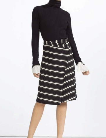 Fustă midi Zara, negru