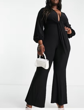 Salopetă lungă ASOS, negru