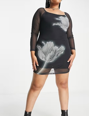 Rochie mini Reclaimed vintage, mix culori