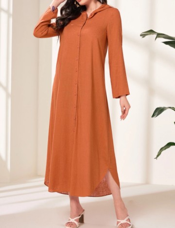 Rochie maxi Shein, cărămiziu