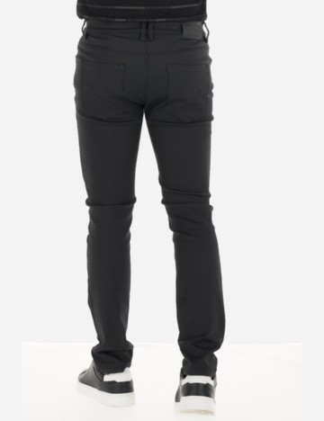 Pantaloni imitație din piele Lee Cooper, negru