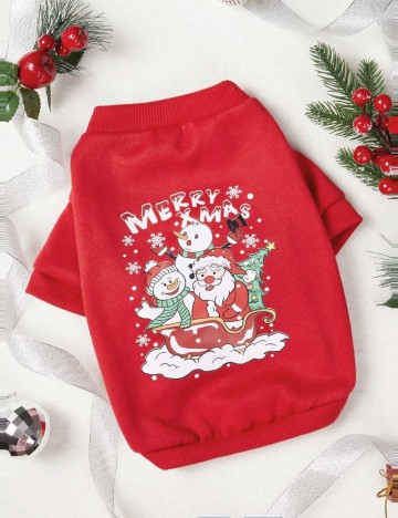 Haină pentru animale Shein, roșu