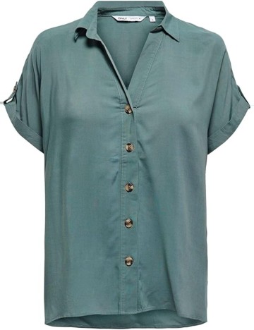 Cămașă cu mânecă scurtă Only, verde