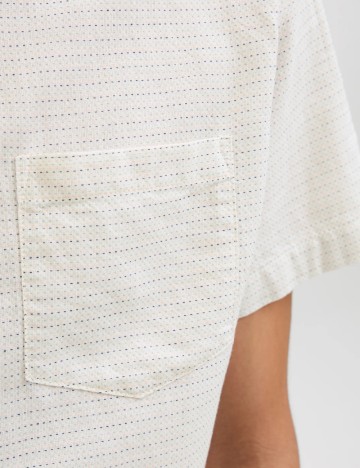 Cămașă cu mânecă scurtă Jack & Jones, bej