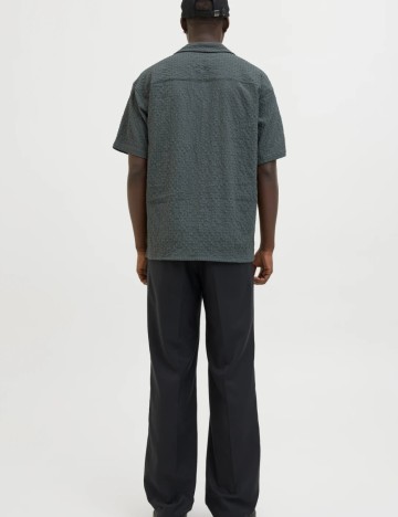 Cămașă cu mânecă scurtă Jack & Jones, verde