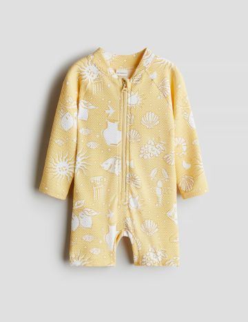 Salopetă de baie H&M, galben