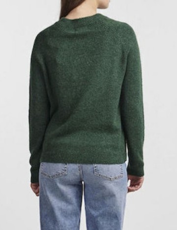 Pulover Pieces, verde