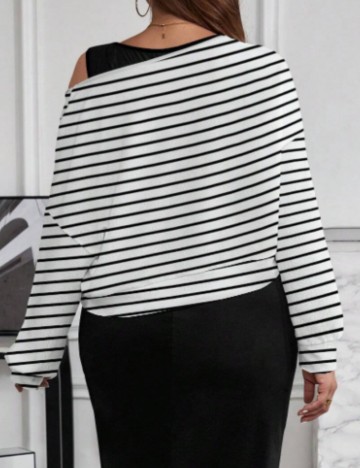 Bluză Shein Curve+, mix culori