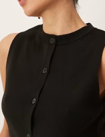 Top ASOS, negru
