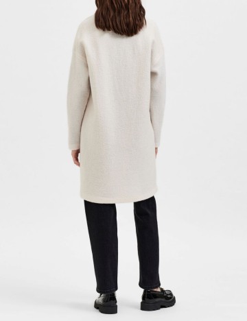 Cardigan Selected, crem