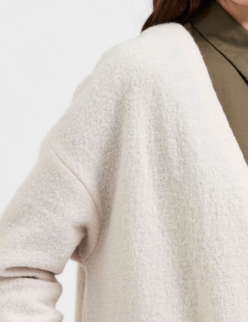 Cardigan Selected, crem