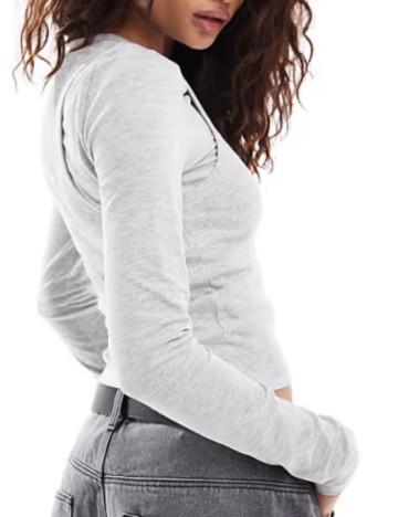 Bluză Collusion, gri