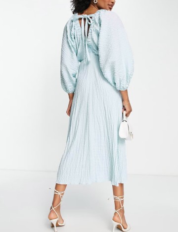 Rochie midi ASOS, albastru