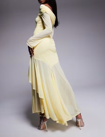 Rochie midi ASOS, galben