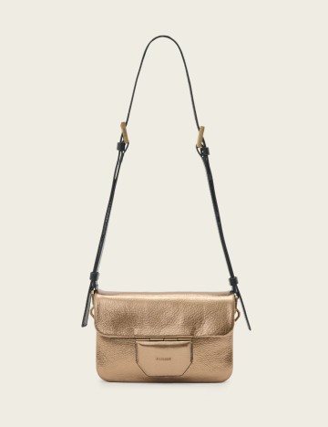 Geantă Allsaints, bronz