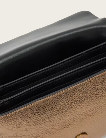 Geantă Allsaints, bronz