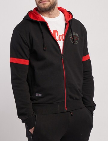 Hanorac Cu Fermoar Lee Cooper, negru