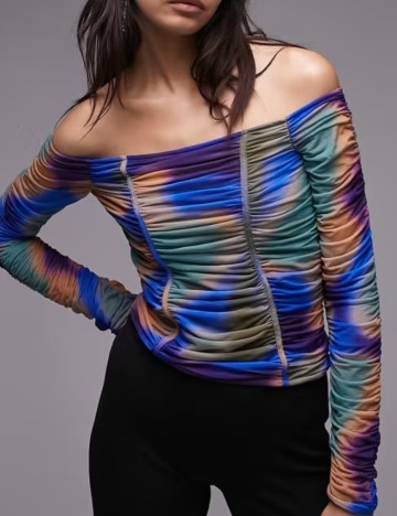Bluză Topshop, mix culori