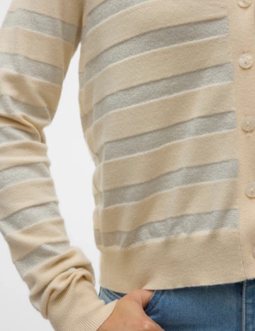 Bluză cu nasturi Vero Moda, crem