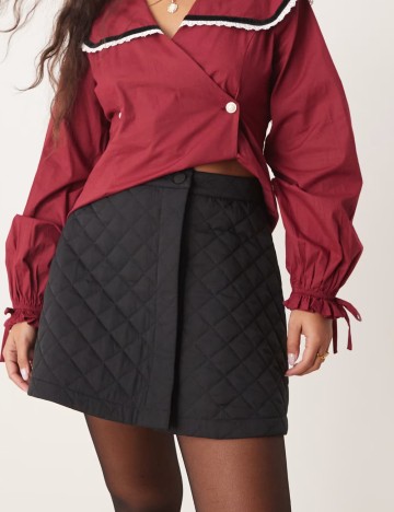 Fustă mini ASOS, negru