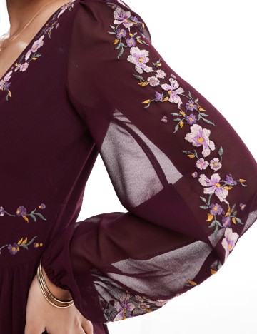 Rochie maxi ASOS, mix culori