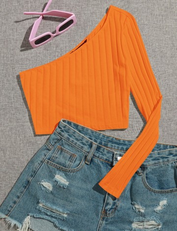 Top Shein, portocaliu