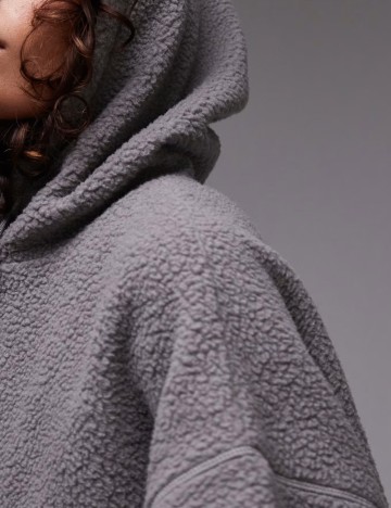 Hanorac Topshop, gri