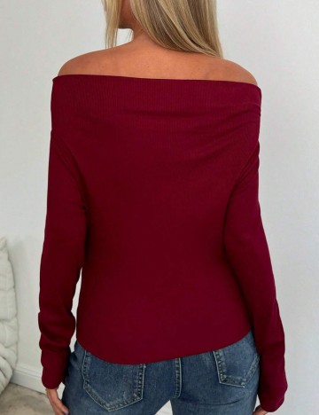 Bluză Shein, vișiniu