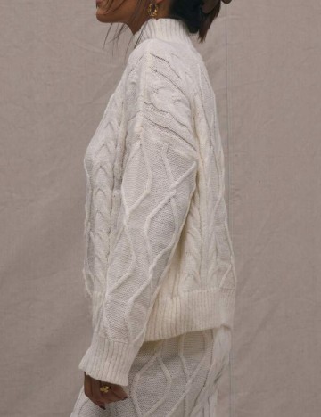 Pulover Shein MUSERA, crem